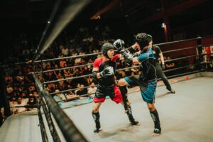 Bokserzy walczący na gali KSW